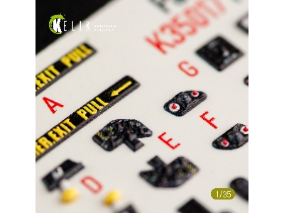 Hh-60g Pave Hawk Interior 3d Decals For Kitty Hawk Kit - zdjęcie 2