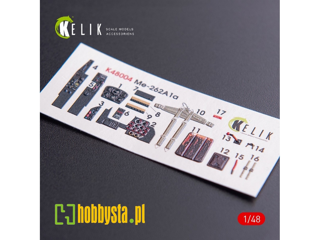 Me-262a1 Interior 3d Decals For Tamiya Kit - zdjęcie 1 Me-262a1 Interior 3d Decals For Tamiya Kit - zdjęcie 1