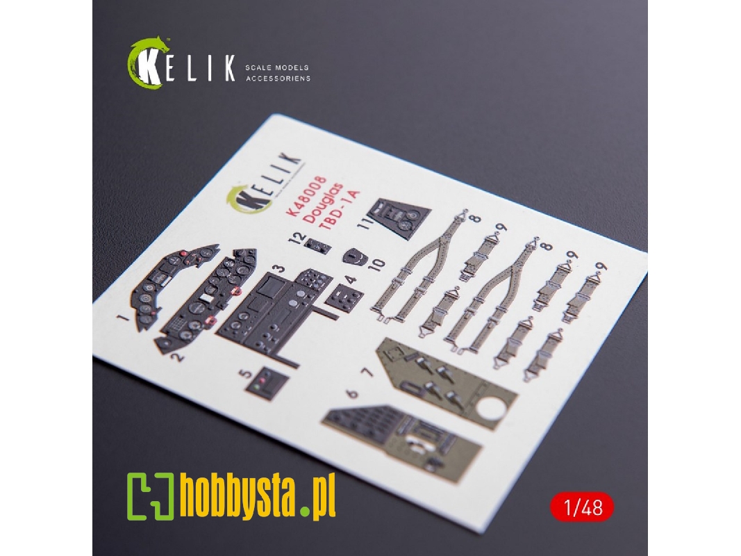 Tbd-1a Douglas Interior 3d Decals For Great Wall Hobby Kit - zdjęcie 1 Tbd-1a Douglas Interior 3d Decals For Great Wall Hobby Kit - zdjęcie 1