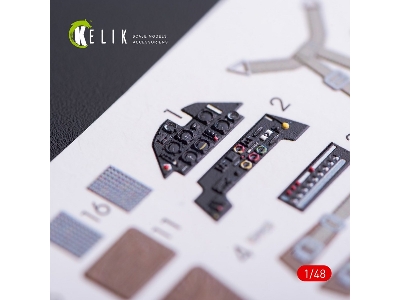 Bf-109e Interior 3d Decals For Wingsykits Kit - zdjęcie 2