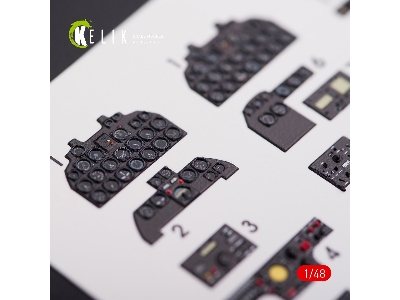 F-82 (F,g) Twin Mustang Interior 3d Decals For Modelsvit Kit - zdjęcie 4