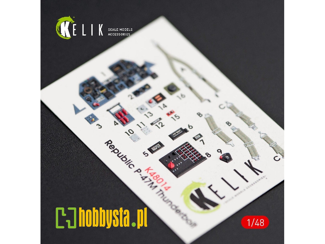 P-47m Thunderbolt Interior 3d Decals For Tamiya Kit - zdjęcie 1 P-47m Thunderbolt Interior 3d Decals For Tamiya Kit - zdjęcie 1