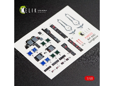 Ah-64d Apache Longbow Interior 3d Decals For Academy Kit - zdjęcie 2