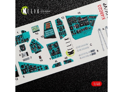 Mi-24v Interior 3d Decals For Zvezda Kit - zdjęcie 2