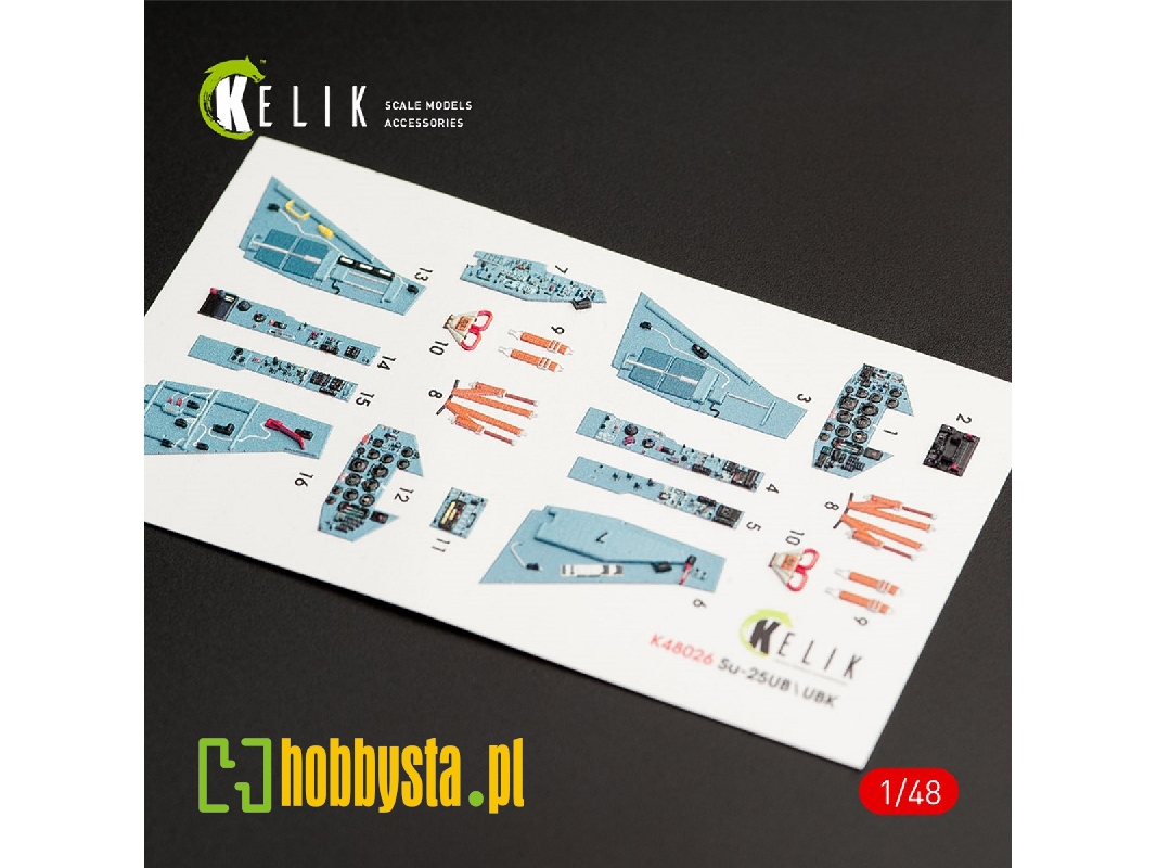 Su-25ub Interior 3d Decals For Smer/Kp Kit - zdjęcie 1 Su-25ub Interior 3d Decals For Smer/Kp Kit - zdjęcie 1