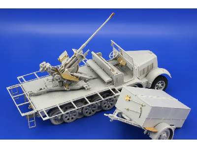  Sd. Kfz.7/2 (early) Flak 37 37mm 1/35 - Trumpeter - blaszki - zdjęcie 4