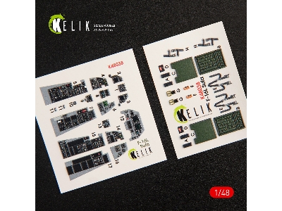 F-16i Sufa Interior 3d Decals For Kinetic Kit - zdjęcie 2