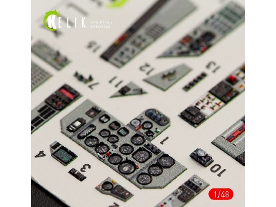 Mig-29a (9-12) Fulcrum Interior 3d Decals For Gwh Kit - zdjęcie 4