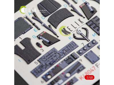 F-35a Lightning Ii Interior 3d Decals For Kitty Hawk Kit - zdjęcie 5