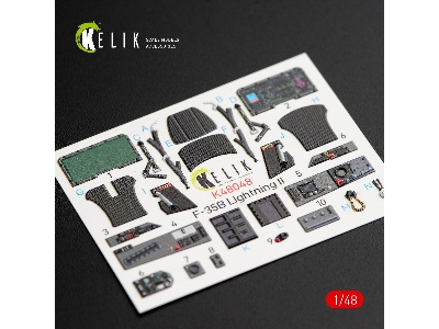 F-35b Lightning Ii Interior 3d Decals For Kitty Hawk Kit - zdjęcie 2