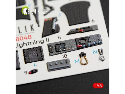 F-35b Lightning Ii Interior 3d Decals For Kitty Hawk Kit - zdjęcie 4