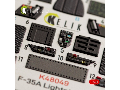 F-35a Lightning Ii Interior 3d Decals For Meng Kit - zdjęcie 3