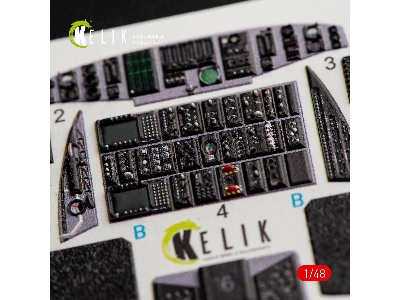 Mh-60k Black Hawk Interior 3d Decals For Italeri Kit 2666 - zdjęcie 2