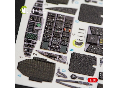 Mh-60k Black Hawk Interior 3d Decals For Italeri Kit 2666 - zdjęcie 5