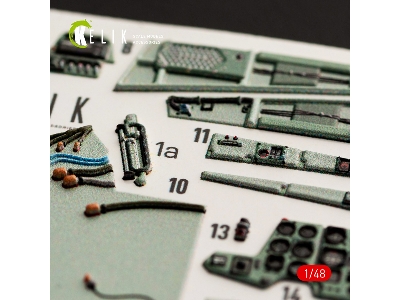Su-27ub Flanker Interior 3d Decals For Gwh Kit - zdjęcie 5