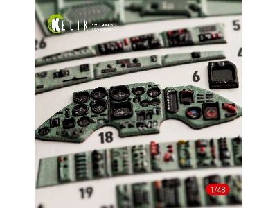 Su-27ub Flanker Interior 3d Decals For Gwh Kit - zdjęcie 6