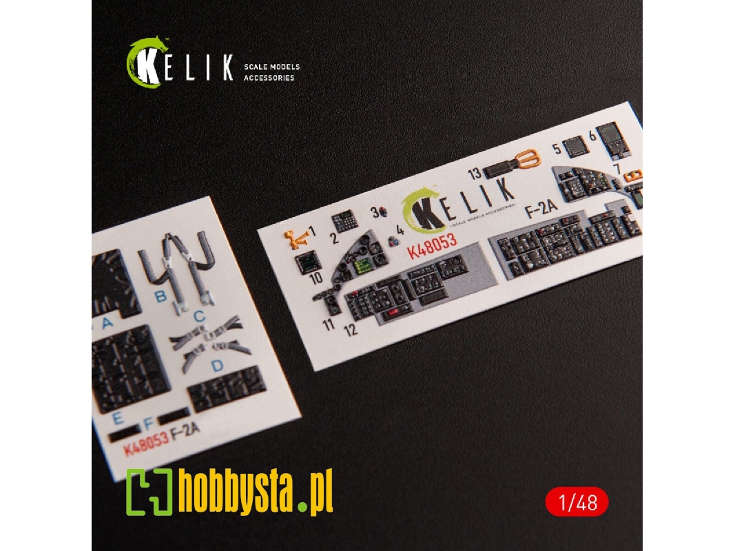 Jasdf F-2a Interior 3d Decals For Hasegawa Kit - zdjęcie 1 Jasdf F-2a Interior 3d Decals For Hasegawa Kit - zdjęcie 1