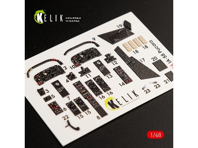 Ia-58 Pucara Interior 3d Decals For Kinetic Kit - zdjęcie 2