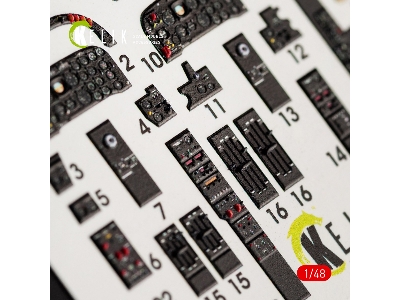 Ia-58 Pucara Interior 3d Decals For Kinetic Kit - zdjęcie 6