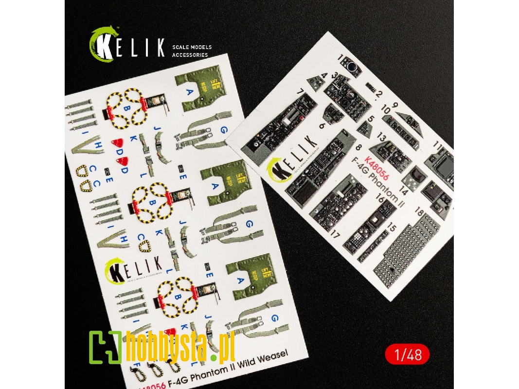 F-4g Interior 3d Decals For Meng Kit - zdjęcie 1 F-4g Interior 3d Decals For Meng Kit - zdjęcie 1