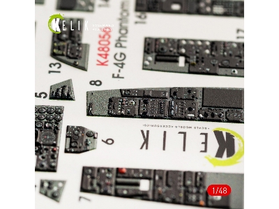 F-4g Interior 3d Decals For Meng Kit - zdjęcie 6