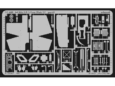  Sd. Kfz.7/2  Flak 37  37mm 1/35 - Tamiya - blaszki - zdjęcie 3