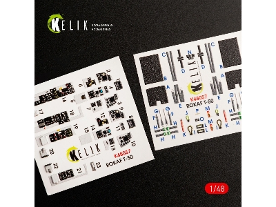 T-50 Rokaf Interior 3d Decals For Academy Kit - zdjęcie 1