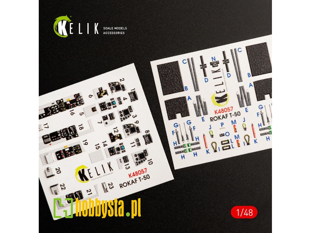 T-50 Rokaf Interior 3d Decals For Academy Kit - zdjęcie 1 T-50 Rokaf Interior 3d Decals For Academy Kit - zdjęcie 1