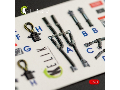 F-14d Tomcat Interior 3d Decals For Tamiya Kit - zdjęcie 5