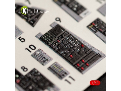 F-14d Tomcat Interior 3d Decals For Tamiya Kit - zdjęcie 6