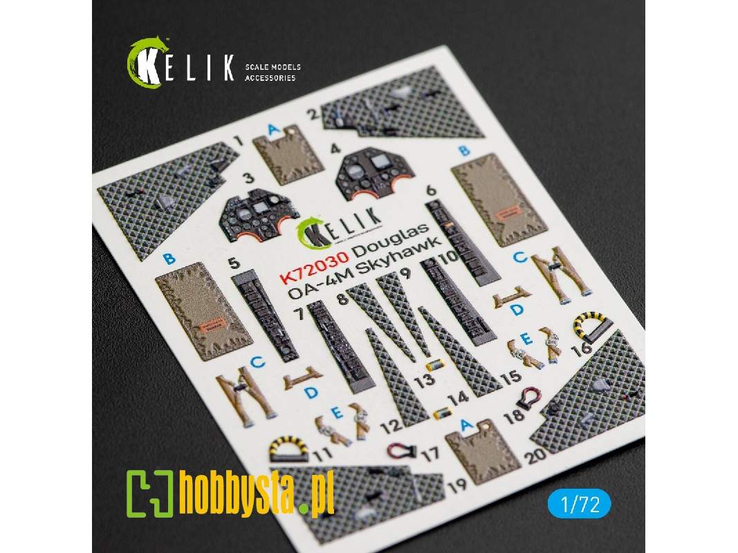 Oa-4m Skyhawk Interior 3d Decals For Fujimi And Hobby 2000 Kit - zdjęcie 1 Oa-4m Skyhawk Interior 3d Decals For Fujimi And Hobby 2000 Kit - zdjęcie 1