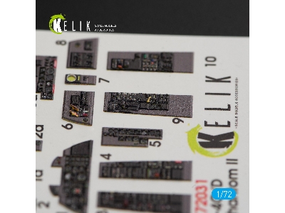 F-4 (C, D) Phantom Ii Interior 3d Decals For Hasegawa Kit - zdjęcie 4