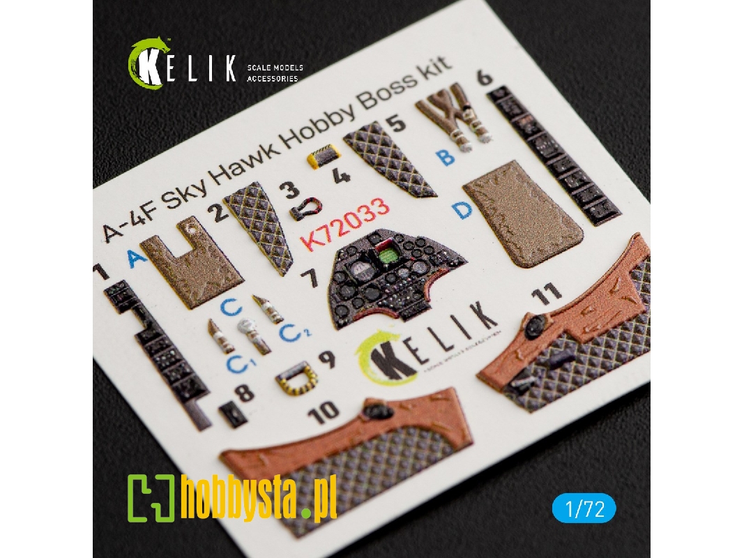 A-4f Skyhawk Interior 3d Decals For Hobbyboss Kit - zdjęcie 1 A-4f Skyhawk Interior 3d Decals For Hobbyboss Kit - zdjęcie 1