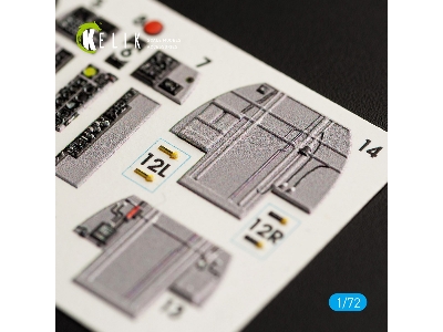 Rf-4e Phantom Ii Interior 3d Decals For Hasegawa Kit - zdjęcie 4