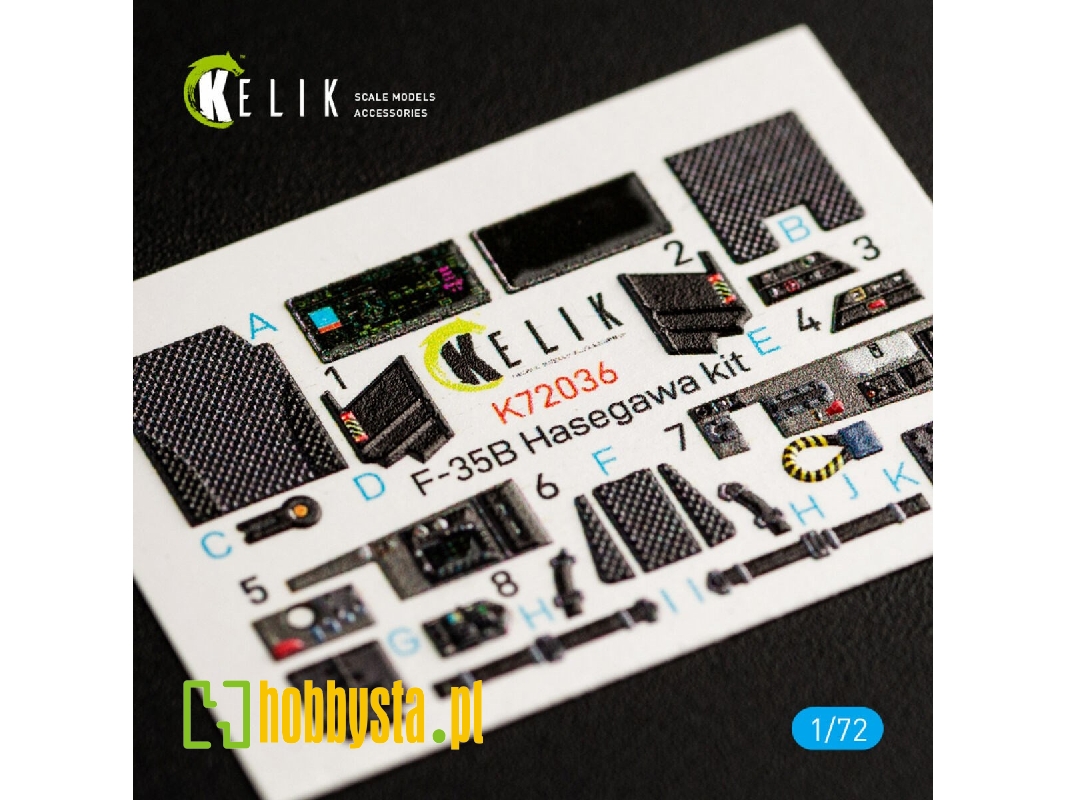 F-35b Interior 3d Decals For Hasegawa Kit - zdjęcie 1 F-35b Interior 3d Decals For Hasegawa Kit - zdjęcie 1