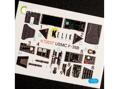 F-35b Interior 3d Decals For Academy Kit - zdjęcie 4