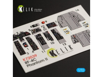 Rf-4c Phantom Ii Interior 3d Decals For Hasegawa Kit - zdjęcie 1