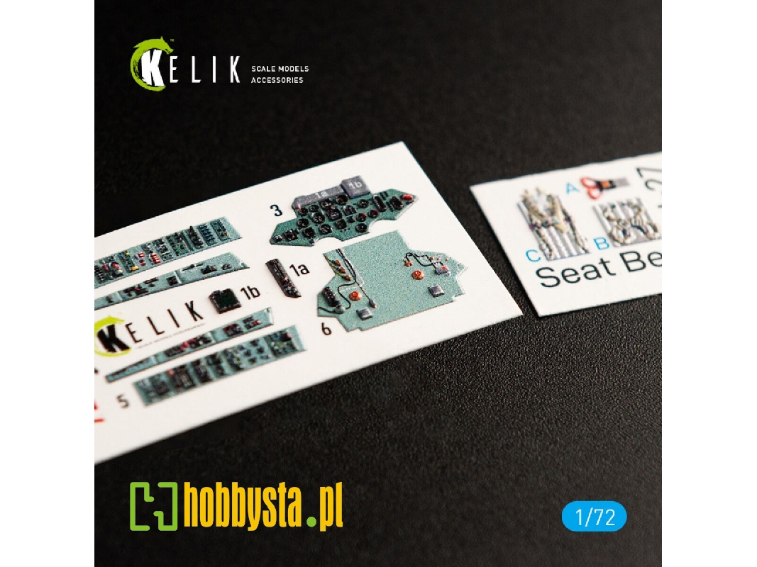 Su-27 Interior 3d Decals For Trumpeter Kit - zdjęcie 1 Su-27 Interior 3d Decals For Trumpeter Kit - zdjęcie 1