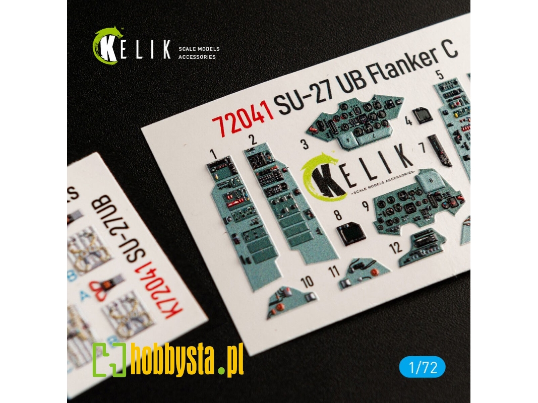 Su-27ub Interior 3d Decals For Trumpeter Kit - zdjęcie 1 Su-27ub Interior 3d Decals For Trumpeter Kit - zdjęcie 1