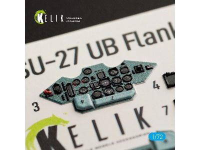 Su-27ub Interior 3d Decals For Trumpeter Kit - zdjęcie 3