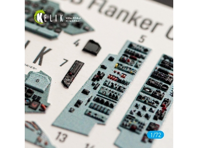 Su-27ub Interior 3d Decals For Trumpeter Kit - zdjęcie 4