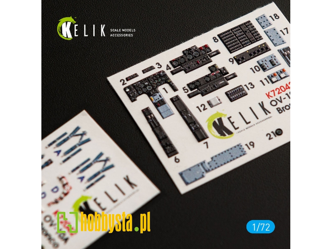 Ov-10a Bronco Interior 3d Decals For Icm Kit - zdjęcie 1