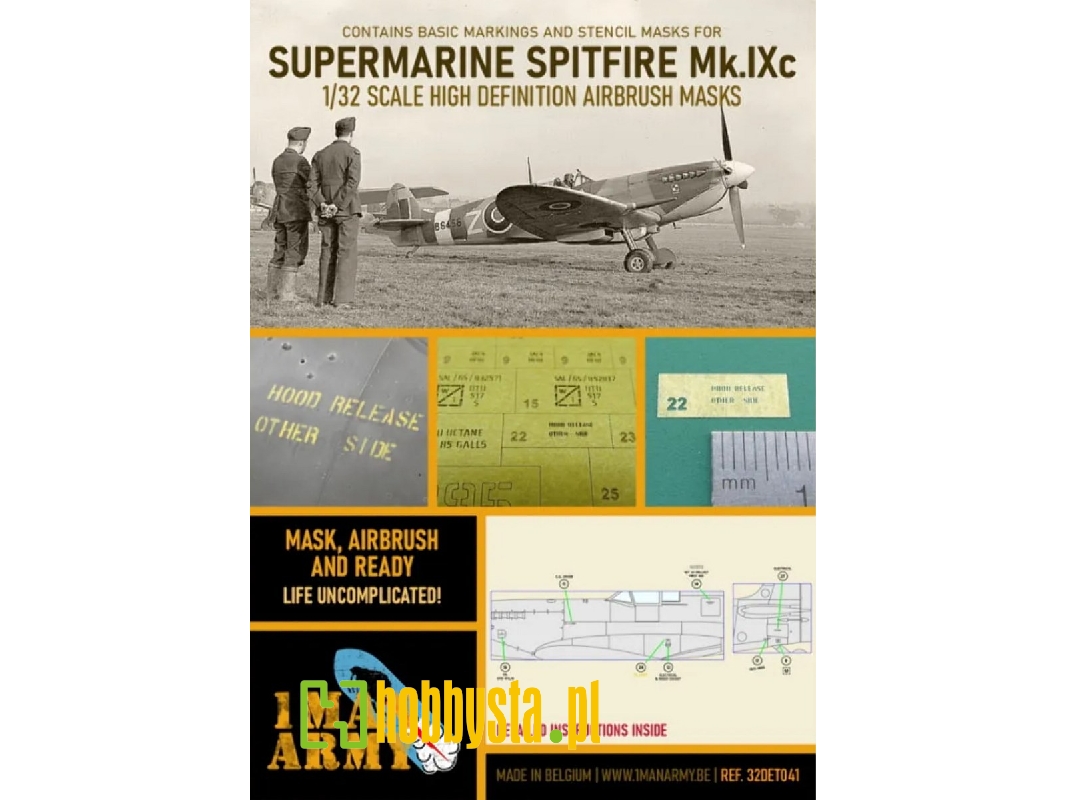 Supermarine Spitfire Mk Ixc (Tamiya, Revell) - zdjęcie 1 Supermarine Spitfire Mk Ixc (Tamiya, Revell) - zdjęcie 1
