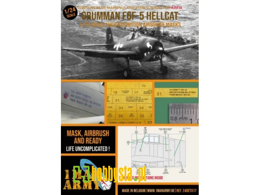 Grumman F6f-5 Hellcat (Airfix) - zdjęcie 1 Grumman F6f-5 Hellcat (Airfix) - zdjęcie 1
