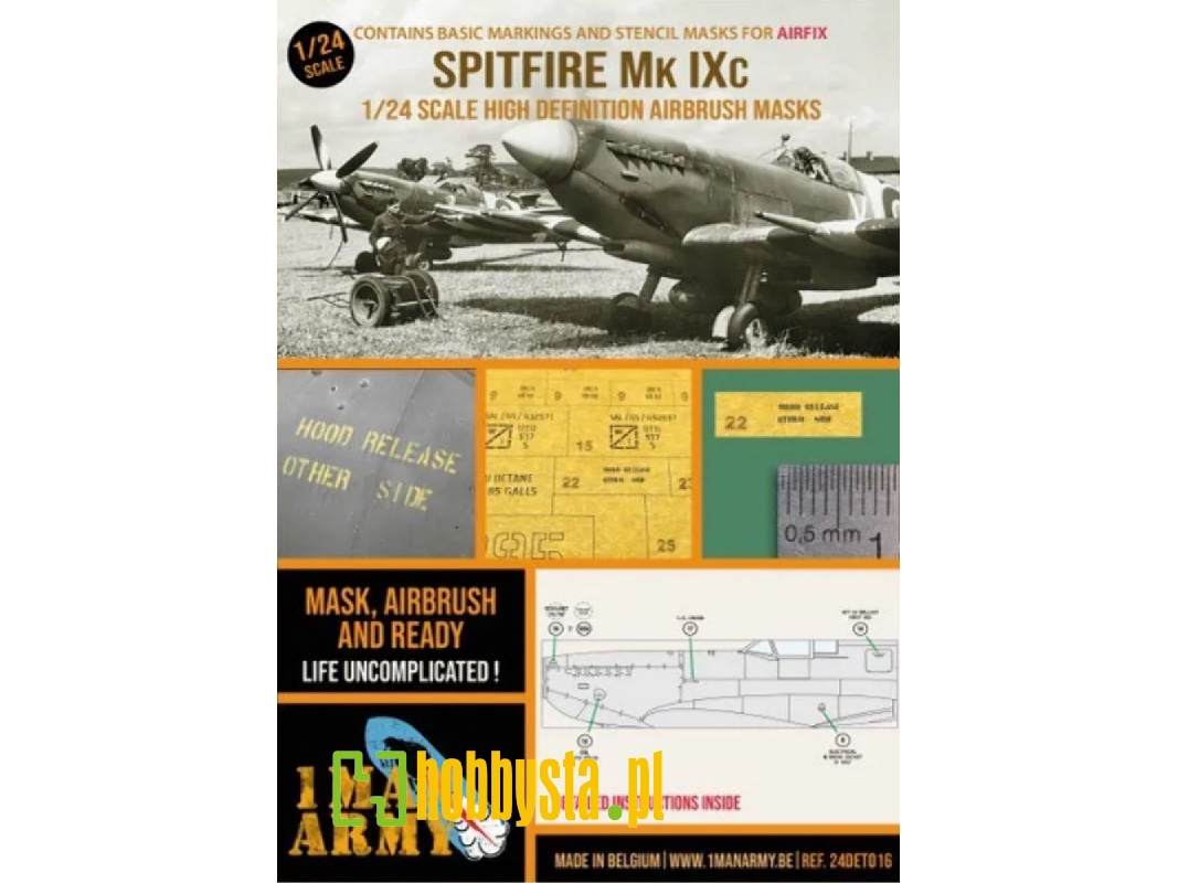 Supermarine Spitfire Mk Ixc (Airfix) - zdjęcie 1 Supermarine Spitfire Mk Ixc (Airfix) - zdjęcie 1