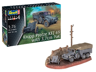 Krupp Protze KFZ 69 with 3,7cm Pak - zdjęcie 1