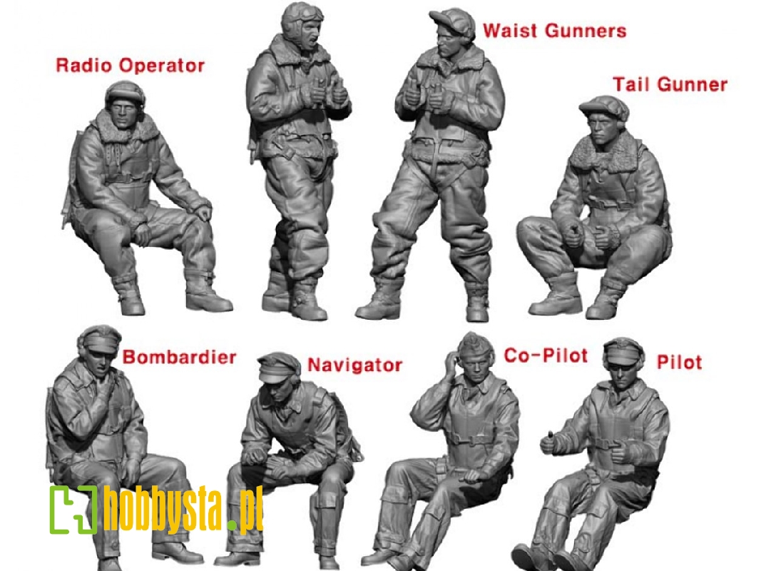 B-17 Crew Set - zdjęcie 1 B-17 Crew Set - zdjęcie 1