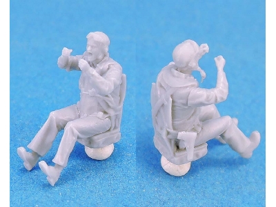 Ww2 Us Navy Pilot & Rear Gunner Set 2 (Engaged / 4 Heads) - zdjęcie 7