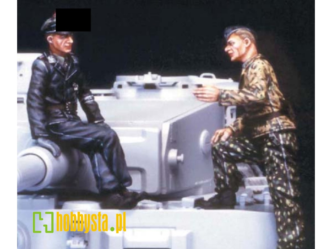 German Tank Crew Set (Wittmann And His Gunner Woll) 2 Figures - zdjęcie 1 German Tank Crew Set (Wittmann And His Gunner Woll) 2 Figures - zdjęcie 1