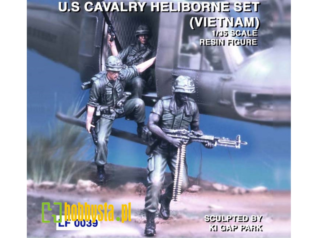 Us Cavalry Heliborne Set (Vietnam) 3 Figures - zdjęcie 1